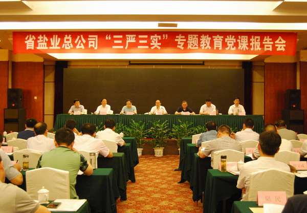 省公司党委进杏装三严三实”专题教育党课汇报会 